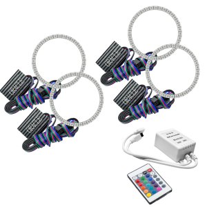 Land Rover Range Rover Sport Headlight Halo Kit - Front - ORACLE Lighting - ColorSHIFT SMD w/ Simple Controller - ColorSHIFT - `06-`09